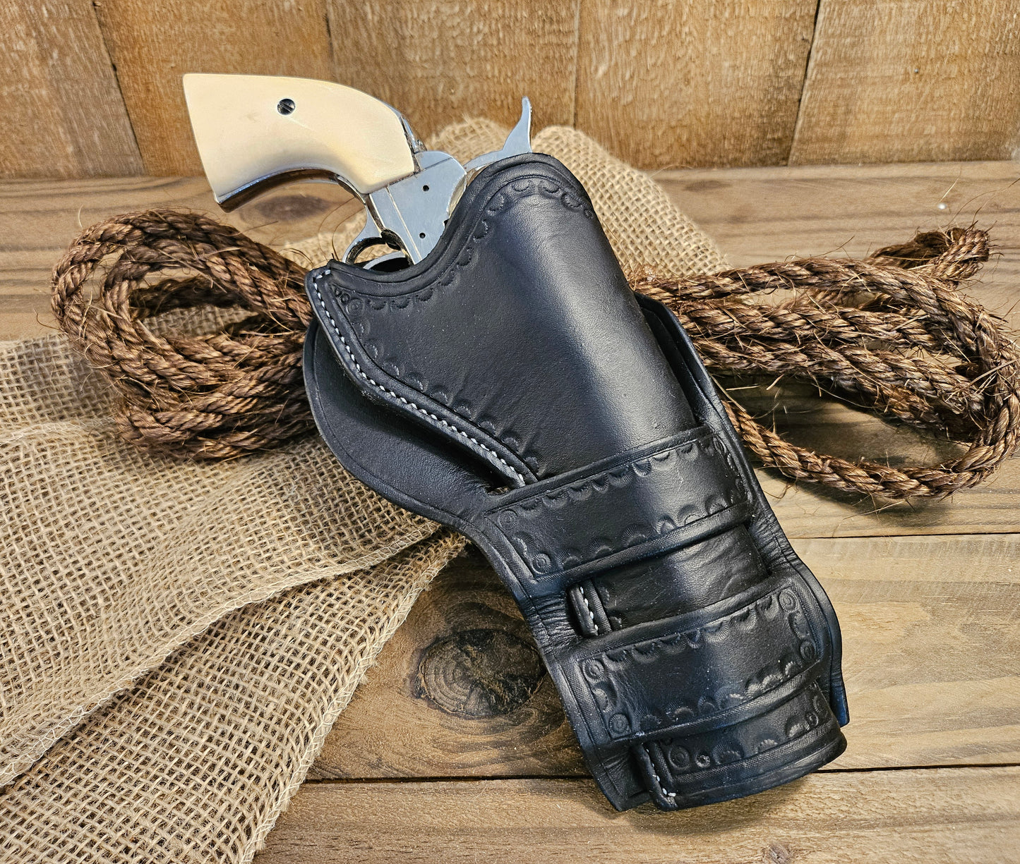 The Doc, Strong Side in Black with Border Stamping